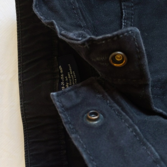 babyGap my first denim black skinny jeans 18-24 months baby toddler girl - Picture 4 of 10